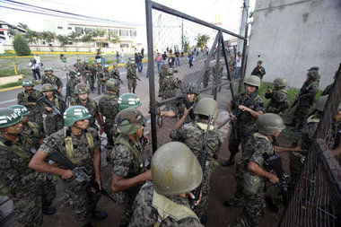 Putschisten dringen in den Präsidentenpalast von Tegucigalpa ein