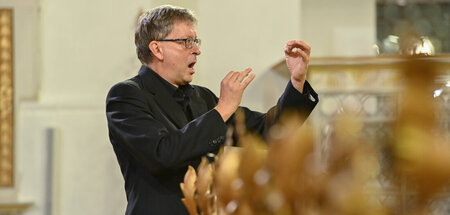 Hans-Christoph Rademann beim Musikfest Erzgebirge am 4. Septembe...