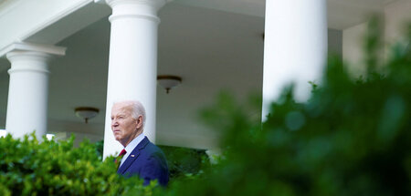 Trotz seiner Treue zu Israel hat das Ansehen von US-Präsident Bi...