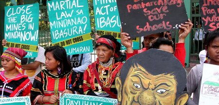 Protest gegen Minenausbau (Jakarta, 4.3.2019)