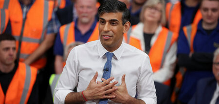 In der Beliebtheit laut Umfragen ganz unten: Britischer Premier ...