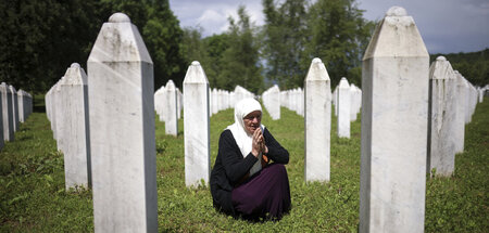 Gedenkstätte im bosnischen Potočari