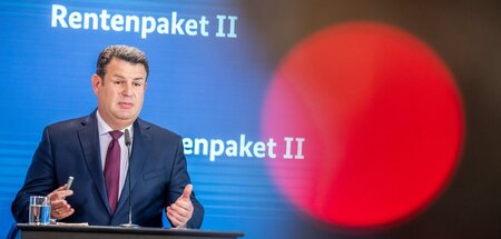 Arbeitsminister Hubertus Heil (SPD) sprach am Mittwoch in Berlin...