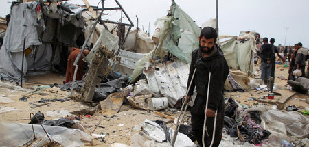 Zivilbevölkerung am Ende (Rafah, 28.5.2024)