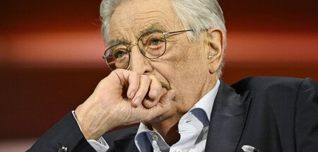 Exinnenminister Gerhart Rudolf Baum (FDP) ruft zum »Kampf« gegen...