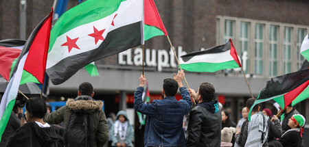 Konnte noch stattfinden: Demonstration in Solidarität mit Paläst...