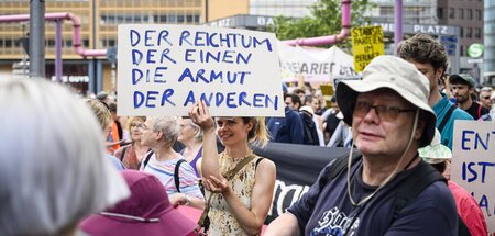 Das ist so im Kapitalismus: Viele haben wenig, wenige haben viel...