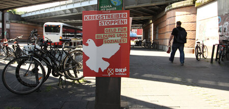 Wahlplakat der DKP in Hamburg Wahlplakat der DKP in Hamburg