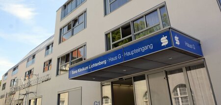 Ein Gebäude des Sana-Klinikums in Berlin-Lichtenberg