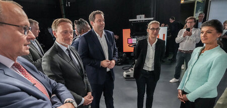 Auf jeden Fall extrem unterkühlt: Die Vorsitzenden von CDU, FDP,... Auf jeden Fall extrem unterkühlt: Die Vorsitzenden von CDU, FDP,...