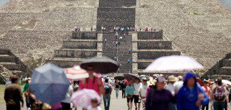 Teotihuacán, antike Monumentalstadt im heutigen Mexiko, hatte Be...