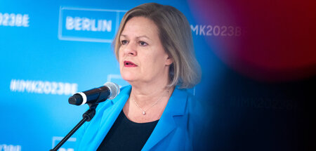 Bundesinnenministerin Nancy Faeser (SPD)