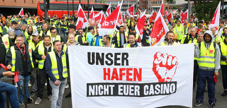 Sind entschlossen, wissen, wofür sie kämpfen: Hanseatische Hafen...
