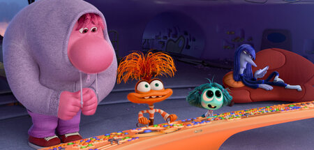 »Embarrassment«, »Anxiety« und »Envy« am Schaltpult und »Ennui« ...