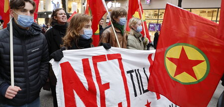 Kundgebung in Stockholm (21.1.2022)