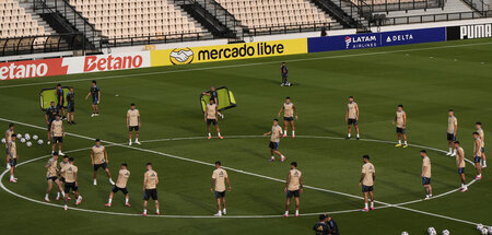Argentinien beim Training vor der Copa América auf dem Campus de...