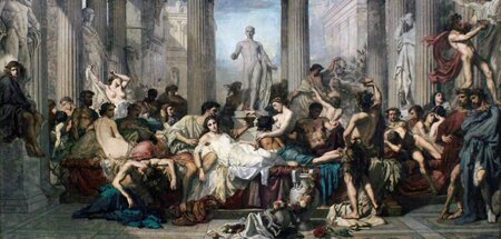 Thomas Couture: »Les Romains de la décadence«, Öl auf Leinwand, ...