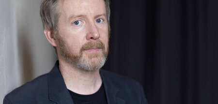 Paul Murray im Oktober 2023 beim Cheltenham-Literaturfestival