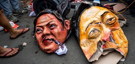 Runtergekommene Fratzen: Ferdinand Marcos Jr. und Sara Duterte