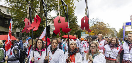 »Das Apothekensterben geht ungebremst weiter«: Demonstration von...
