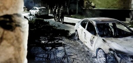 Spezialeinheit des russischen Geheimdienstes FSB im Einsatz nach...