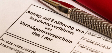 Der letzte Schritt: Antrag auf Eröffnung eines Konkursverfahrens...