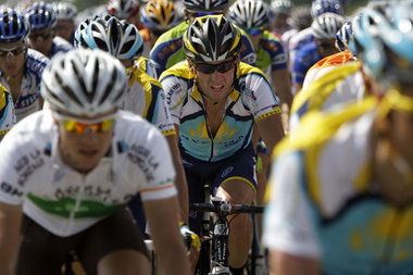 Erfahrung und Alter: Lance Armstrong versteht es, sich aus der M... Erfahrung und Alter: Lance Armstrong versteht es, sich aus der M...