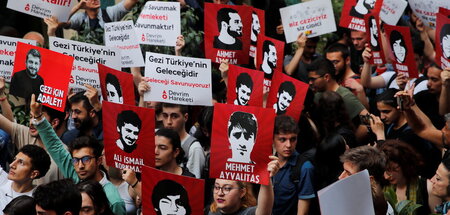 Demonstration zum zehnjährigen Gedenken an die Gezi-Park-Protest...