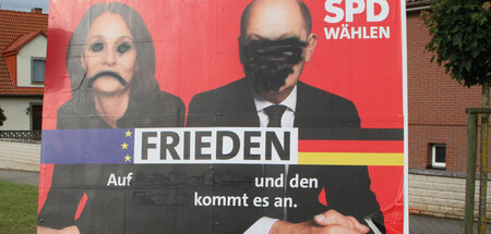 Frieden durch den, der Aufrüstung und Kriegsanstrengung predigt?...