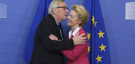 Die EU im Auge, die BRD im Sinn: Was Jean-Claude Juncker (l.) al...