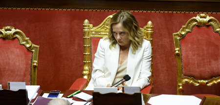 Giorgia Meloni, Italiens Premierministerin, am 26. Juni in Rom