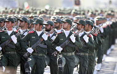 Iranische Truppen, September 2007 in Teheran
