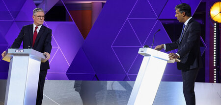 Keir Starmer (l.) vertritt eine sozialdemokratischere Version se...