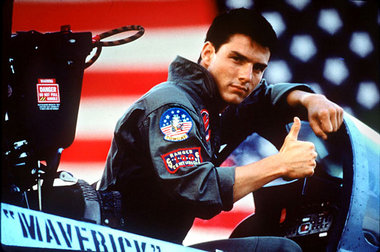 Mit Tom Cruise im Film »Top Gun« beginnt 1986 eine neue mediale ...