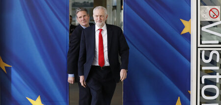 Damals noch in einer Partei: Jeremy Corbyn (r.) und Keir Starmer... Damals noch in einer Partei: Jeremy Corbyn (r.) und Keir Starmer...