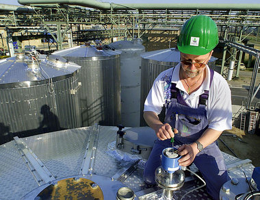 Agrospritanlage in Bitterfeld