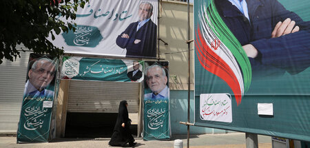 Sieger des Wahlkampfs: Massud Peseschkian (Teheran, 4.7.2024)