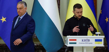 Ungelöste Konflikte: Ungarns Premierminister Viktor Orbán (l.) m...