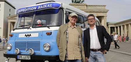 Geschichtsaufarbeitung als Thema: Christian Klemke (r.)