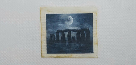 Der Blick auf den Beutel erspart den Weg