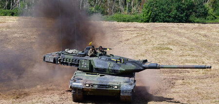 Kampfpanzer der Bundeswehr in Bad Frankenhausen Kampfpanzer der Bundeswehr in Bad Frankenhausen
