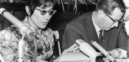Die 1973 verstorbene Schriftstellerin Brigitte Reimann erfeut si...