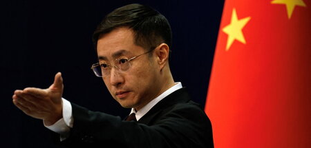 Mit klarem Blick auf die Weltlage: Chinas Außenamtssprecher Lin ...