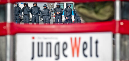 Im Fadenkreuz der Staatsgewalt: die Tageszeitung junge Welt