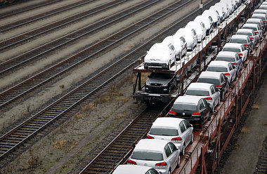 Güterterminal im Norden von München. Die Bahn AG will die Wirtsc...