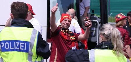 Der Verdacht der Beamten fällt bei Sportgroßereignissen auch auf...