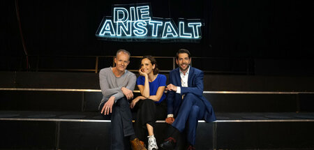 Maike Kühl durfte als neues Mitglied im Stammensemble der Kabare...