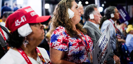 Delegierte bei der »Republican National Convention« am Mittwoch ... Delegierte bei der »Republican National Convention« am Mittwoch ...