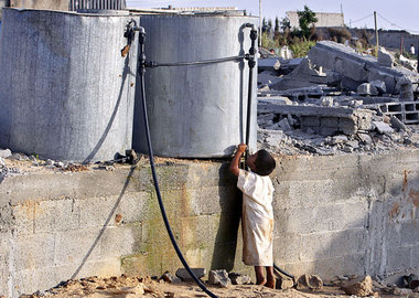 Die israelische Armee hat die Infrastruktur im Gazastreifen zers...