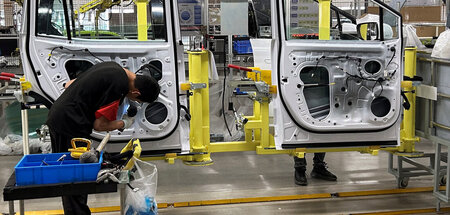 »Komplette Konzentration«: Fabrik der Jiangling Group Electric V...